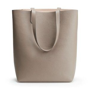 CUYANA Tall Structured Leather Tote